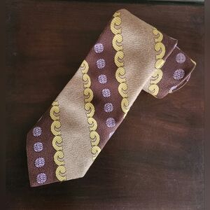 Fabulous 1970's Lilly Dache' Men's Wide Necktie EUC $28